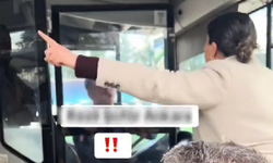 Ankara'da otobüs tartışması: Şoför ile yolcu arasındaki kapı krizi bakın nasıl sonlandı!
