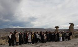 Ankara Üniversitesi öğrencileri Nevşehir'de tarihi ve sanatı keşfetti
