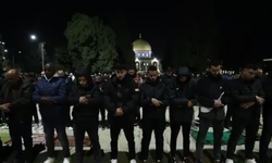 Filistin'de Ramazan hilali görüldü, ilk teravih namazı kılındı!