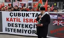 Çubuk'ta STK'lar İsrail, İngiltere ve ABD'ye tepkili