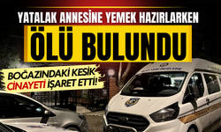 Yatalak annesine yemek hazırlarken ölü bulundu! Boğazındaki kesik cinayeti işaret etti!