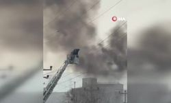 Ankara'da fabrika alevlere teslim oldu!