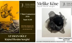 Ataman Oğuz ve Melike Köse’nin Eserleri Emin Antik Sanat Merkezi’nde
