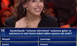 Sanskritçede "ordunun dört birimi" anlamına gelen ve satrancın en eski formu kabul edilen oyunun adı nedir?