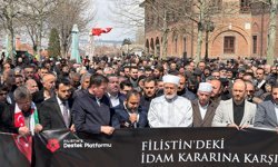 Ankara’da İsrail’in idam yasası protesto edildi!