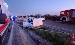 Denizli’de feci kaza: 1 ölü, 1’i ağır 4 yaralı