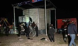 Edirne’deki lunaparkta yaşanan dehşet anları kamerada