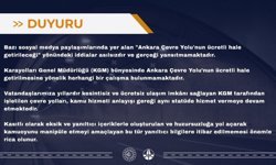 Ankara çevre yolu ücretli mi oluyor KGM’den net açıklama!