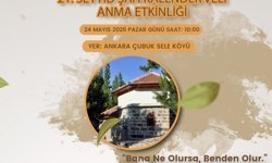 Ankara Çubuk’ta 21'nci Seyyid Şah Kalender Veli Anma Etkinliği Düzenlenecek