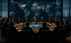 Kapalı kapılar ardında dünya planı! Gizemli masada Türk isimler de var