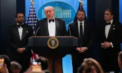 Trump'ın katıldığı yemekte korku dolu anlar! Silahlı saldırı ortalığı karıştırdı