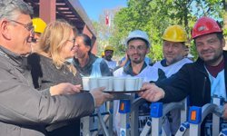 Ankara'daki eylemci madencilere halk sahip çıktı