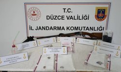 Düzce’de uyuşturucuya darbe: Çok sayıda madde ele geçirildi