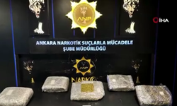 Ankara'da narkotik operasyonu: Yarış atı taşıyan araçtan esrar fışkırdı!