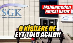 Yüz binlerce kişiyi ilgilendiren emsal karar! O kişilere EYT yolu açıldı