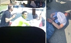 Gaziantep’te film gibi kovalamaca: Taksiciyi rehin alıp polise ateş açtılar
