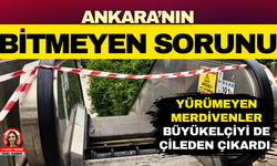 Ankara'daki Yürümeyen Merdivenler Büyükelçiyi de Çileden Çıkardı