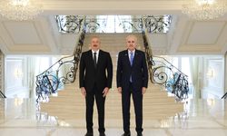 TBMM Başkanı Kurtulmuş Cumhurbaşkanı Aliyev ile görüştü!