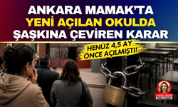 Henüz 4,5 Ay Önce Açılmıştı: Mamak’taki O Okul İçin Velileri Endişelendiren Gelişme