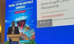 Sincan İlçe Sağlık Müdürlüğü’ne Ulusal Tütün Kontrolü Kongresi’nde Ödül