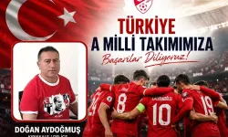 Hamisbeyli Çatallı Köyü Dernek Başkanı Aydoğmuş’tan A Milli Takıma destek mesajı