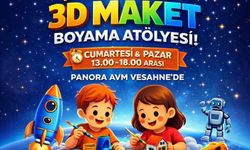 Ankara'da çocuklar ve aileler için renkli etkinlik: 3D Maket Boyama Atölyesi başlıyor