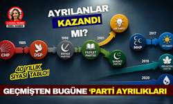 Türkiye'de parti bölünmeleri nasıl sonuçlandı?