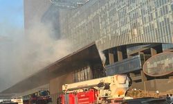 Ankara'da satış ofisinde korkutan yangın! İtfaiye ekipleri felaketi önledi