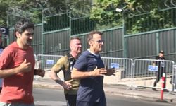 Macron Ankara sokaklarında koştu!