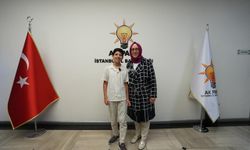 Gazze'nin çocuk elçisi Ramadan Abu Jazar, AK Parti İstanbul İl Başkanlığını ziyaret etti: "Türkiye benim ikinci vatanım"
