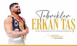 Cumhurbaşkanı Erdoğan’dan Kırkpınar Başpehlivanı Erkan Taş’a tebrik