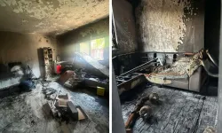 Eski eş dehşeti: Benzinli şişeyle evi ateşe verdi, anne ve iki kızı banyoya sığınarak kurtuldu