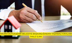 ANKARA BÜYÜKŞEHİR BELEDİYE BAŞKANLIĞINDAN TAŞINMAZ KİRALAMA İHALE İLANI
