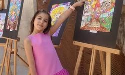 8 yaşındaki minik ressam Asya'dan tarihi başarı: 300 bin rakibini geride bırakarak dünya birincisi oldu!
