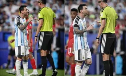 Messi ile Hakem Pinheiro Arasında Gerilim: 'Benimle Saygılı Konuş'