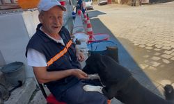 Sahibini kaybeden “Dayı”ya temizlik görevlisi sahip çıktı! Dostlukları kalpleri ısıttı