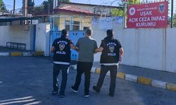 26 yıl 15 gün hapis cezasıyla aranan hükümlü Uşak'ta yakalandı