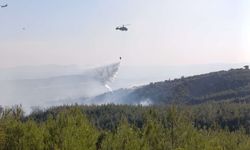Çanakkale’de alevlerle yoğun mücadele: Yangın büyük ölçüde kontrol altında