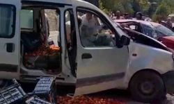 Feke'de İki Otomobil Çarpıştı: Sıkışan Sürücüyü İtfaiye Kurtardı