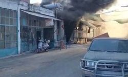 Tekirdağ'da Cila Boya Atölyesinde Yangın: Ekipler Kapıyı Kırarak Müdahale Etti