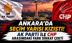 Ankara’da seçim yarışı kızıştı! AK Parti ile CHP arasındaki fark dikkat çekti