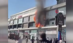 Ankara'da sanayi bölgesinde korkutan yangın! Hırdavat dükkanı küle döndü