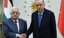 Erdoğan Filistin Devlet Başkanı Abbas'ı Külliye'de resmi törenle karşıladı