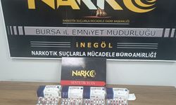 İnegöl’de uyuşturucu operasyonu: 224 sentetik ecza ele geçirildi