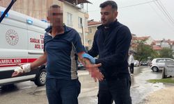 112’ye kendi ihbarını yaptı, hastaneye giderken polisle tartıştı