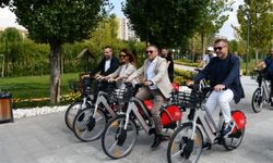 Başkentte yeni ulaşım seçeneği: Elektrikli bisikletler kullanıma açıldı