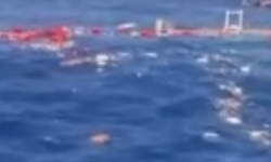 Girne’de batan gemide dikkat çeken kırık: Yeni görüntüler ortaya çıktı