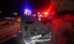 Nevşehir'de feci kaza! Otomobil şarampole uçup takla attı: 1'i ağır, 5 yaralı