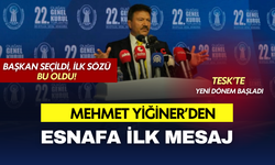 TESK’in yeni Başkanı Mehmet Yiğiner’den esnafa ilk mesaj