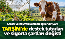 Serası ve hayvanı olanları ilgilendiriyor: TARSİM'de destek tutarları ve sigorta şartları değişti